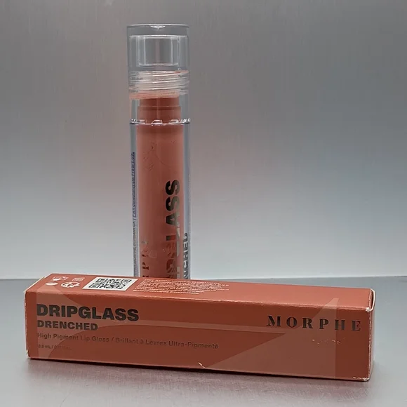 5 For $25 Item🌸 Morphe Dripglass Drenched Lip Gloss shade WET PEACH - Picture 4 of 5
